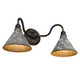 Jasper Two Light Vanity (0877-BA2 ABI-GV)