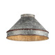 Golden - 0877-FM ABI-GV - Two Light Flush Mount - Jasper - Antique Black Iron