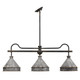 Jasper Three Light Linear Pendant (0877-LP ABI-GV)