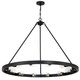 Golden - 1019-12 BLK - 12 Light Chandelier - Castile - Matte Black