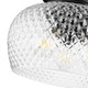 Adeline Three Light Flush Mount (1088-3FM BLK-CLR)