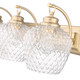 Adeline Three Light Bath Vanity (1088-BA3 MBG-CLR)