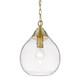 Golden - 1094-S BCB-HCG - One Light Pendant - Ariella - Brushed Champagne Brass