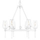 Regent Six Light Chandelier (1210-6 TWP)