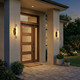 Geode LED Outdoor Wall Mount (1517-OWL3 BLK-FST)