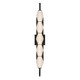 Geode LED Outdoor Wall Mount (1517-OWL5 BLK-FST)