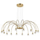 Golden - 1573-16 TG-C - LED Chandelier - Vario - Titanium Gold