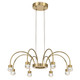 Golden - 1573-8 TG-C - LED Chandelier - Vario - Titanium Gold