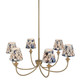 Cambria Six Light Chandelier (1622-6 BCB-HGB)