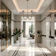 Cambria Six Light Chandelier (1622-6 BCB-HGB)