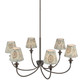 Cambria Six Light Chandelier (1622-6 ORB-HGA)
