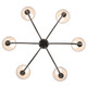 Cambria Six Light Chandelier (1622-6 ORB-HGW)