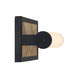 Stratum LED Vanity (1672-BA18 BLK-MR)