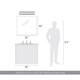 Stratum LED Vanity (1672-BA24 BLK-JW)