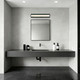 Stratum LED Vanity (1672-BA24 BLK-PRG)