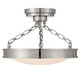 Golden - 1700-17SF PN-EG - LED Semi-Flush Mount - Cameron - Polished Nickel