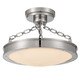 Cameron LED Semi-Flush Mount (1700-17SF PN-EG)