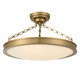 Cameron LED Semi-Flush Mount (1700-24SF BCB-EG)
