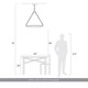 Cameron LED Pendant (1700-30 BCB-EG)