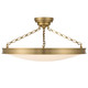 Golden - 1700-30SF BCB-EG - LED Semi-Flush Mount - Cameron - Brushed Champagne Brass