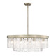 Golden - 1768-9 WG-HWG - Nine Light Chandelier - Ciara - White Gold