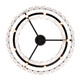 Ciara Nine Light Semi-Flush Mount (1768-9SF BLK-HWG)