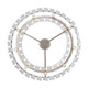 Ciara Nine Light Semi-Flush Mount (1768-9SF PS-HWG)
