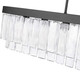 Ciara Six Light Pendant (1768-LP BLK-HWG)