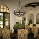 Madera Six Light Chandelier (1821-6 BI)
