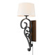 Madera One Light Wall Sconce (1821-WT1 BI-RO)