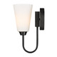 Neela One Light Wall Sconce (1830-1W BLK-OP)