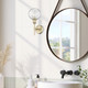 Axel One Light Wall Sconce (1945-1W BCB-GLOBE-CLR)