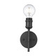Axel One Light Wall Sconce (1945-1W BLK)
