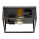 Wesson Two Light Flush Mount (2072-FM BLK)