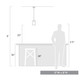 Wesson One Light Mini Pendant (2072-M1L CH)
