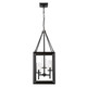 Smyth Three Light Pendant (2073-3P BLK-CLR)