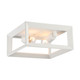 Golden - 2073-FM NWT - Two Light Flush Mount - Smyth - Natural White