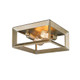 Smyth Two Light Flush Mount (2073-FM WG)