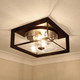 Smyth Two Light Outdoor Flush Mount (2073-OFM NB-SD)