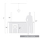 Cassio One Light Mini Pendant (2086-M1L BLK)
