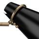 Reeva One Light Wall Sconce (2122-1W MBS-BLK)