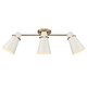 Reeva Three Light Semi-Flush Mount (2122-3SF MBS-GE)