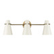 Reeva Three Light Bath Vanity (2122-BA3 MBS-GE)