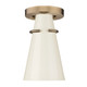 Reeva One Light Wall Sconce (2122-SF MBS-GE)