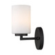 Manhattan One Light Bath Vanity (2243-BA1 BLK-OP)