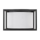 Manhattan Two Light Flush Mount (2243-FM BLK-MWS)