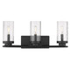 Holden Three Light Vanity Light (2380-BA3 BLK-SD)