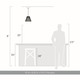 Clarus LED Pendant (2419-10 GCT)