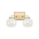 Golden - 3094-BA2 BCB-ALA - Two Light Bath Vanity - Elliott - Brushed Champagne Brass
