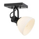 Hines One Light Semi-Flush Mount (3118-1SF BLK-OP)